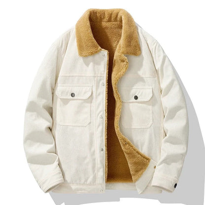 Jacqueline | Luxe Corduroy Sherpa Jacket