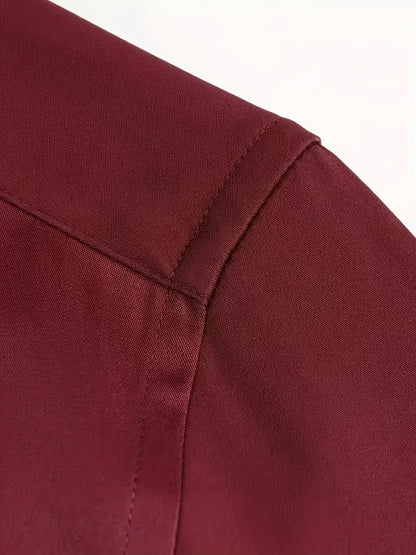 Elliott | Elegant Long Sleeve Button-Up Shirt