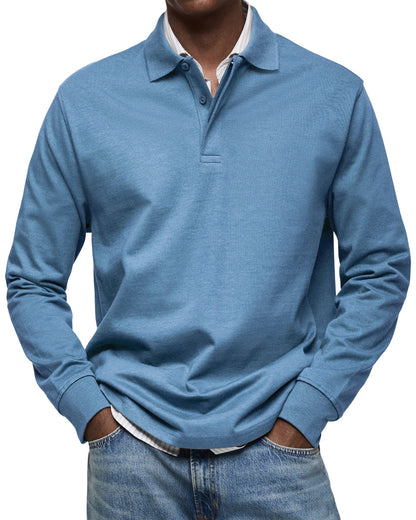 Oscar | Effortless Long Sleeve Polo