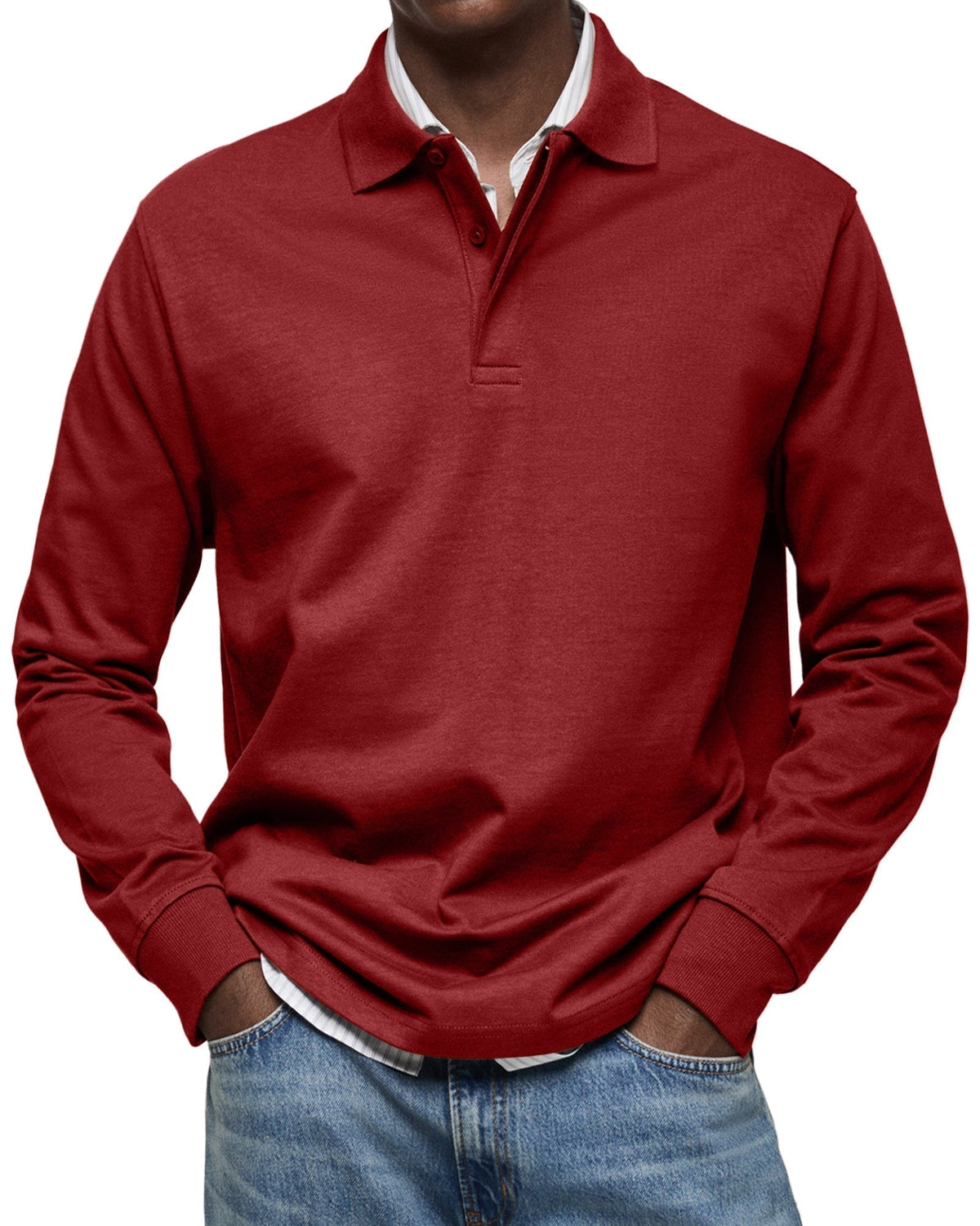 Oscar | Effortless Long Sleeve Polo