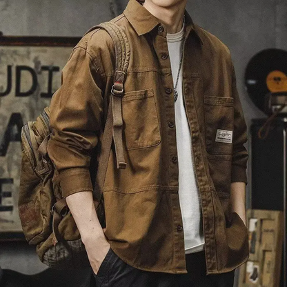 Desmond | Rugged Heavy-Duty Button-Up Shirt