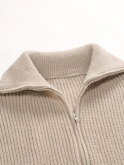 Arthur | Luxe Zip-Up Cardigan
