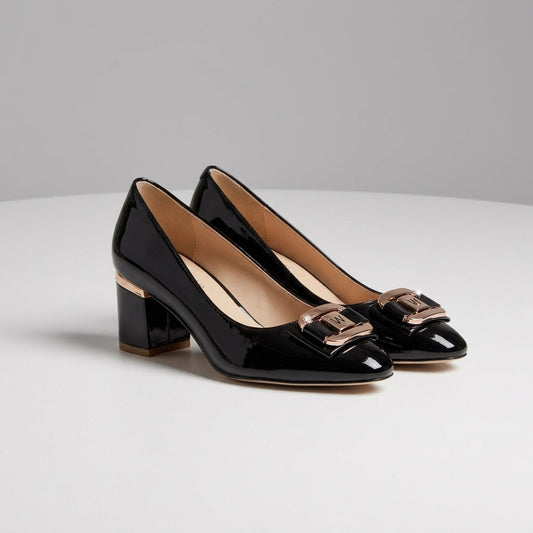 Thea | Chic Square Heel Shoes