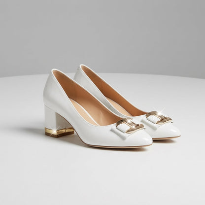 Thea | Chic Square Heel Shoes