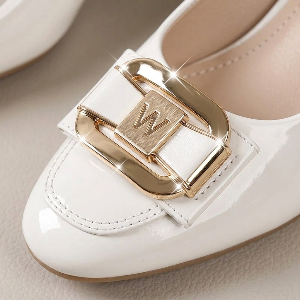 Thea | Chic Square Heel Shoes