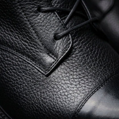 Fiona | Luxe Lace-Up Leather Ankle Boots
