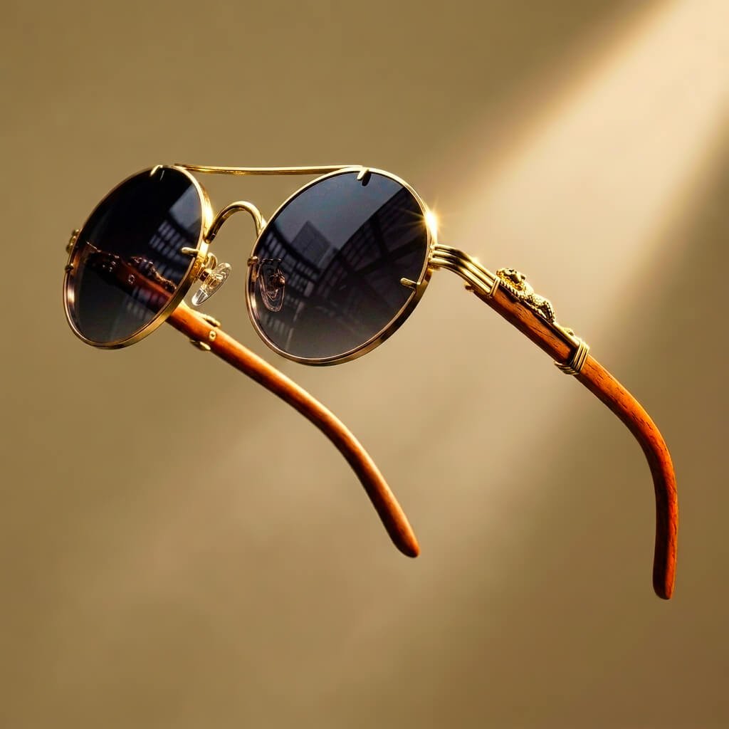 Freya | Vintage-Inspired Wooden Sunglasses