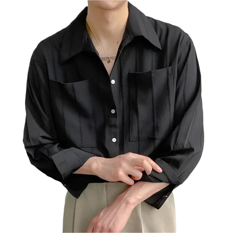 Jasper | Ribbed Knit Shirt