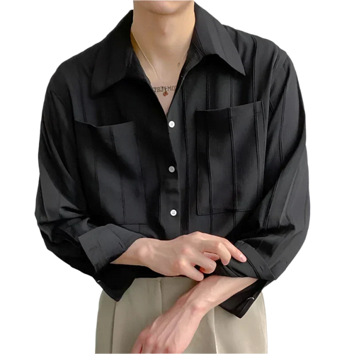 Jasper | Ribbed Knit Shirt