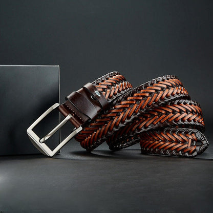 Emmett | Braided Genuine Leather Belt