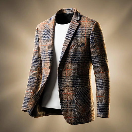 Julian | Houndstooth Wool Blazer