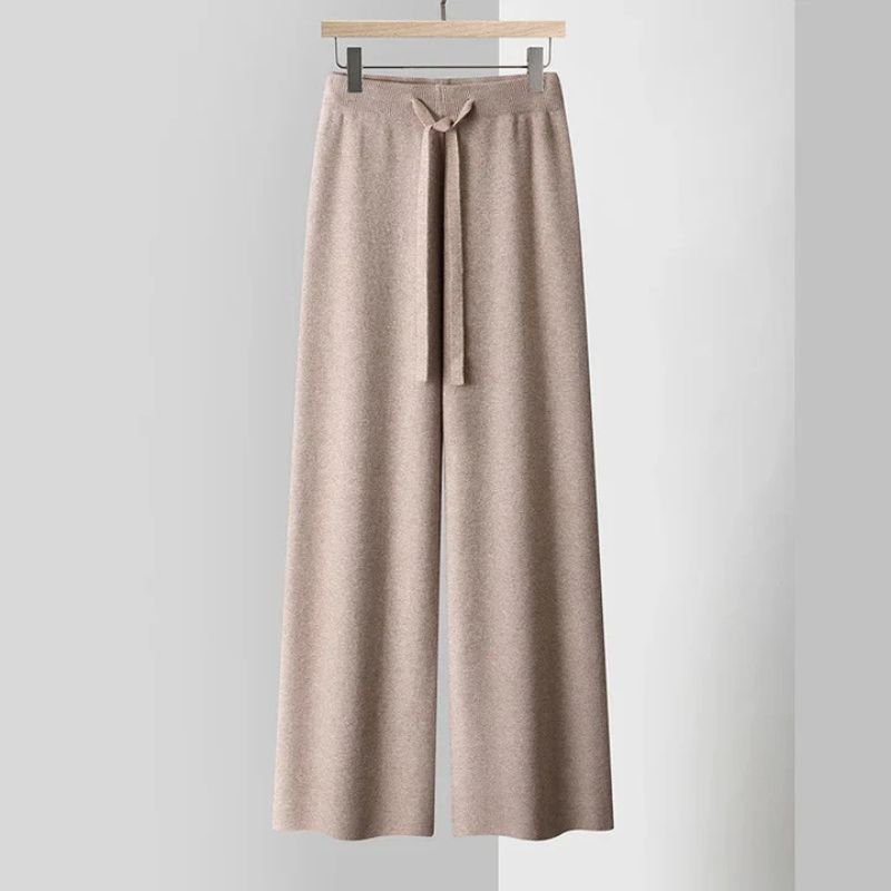 Freya | Luxe Cashmere Wide-Leg Pants
