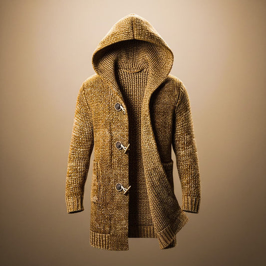 Felix | Luxe Wool Knit Hooded Cardigan
