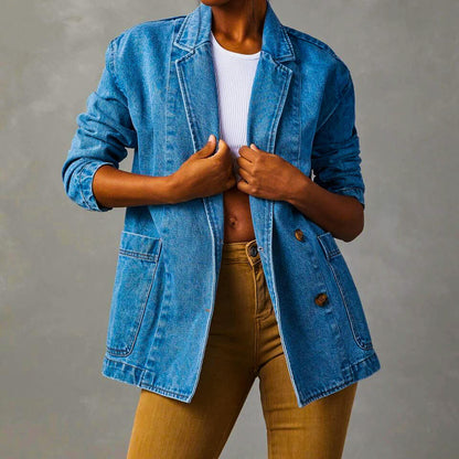 Mila | Tailored Premium Denim Blazer