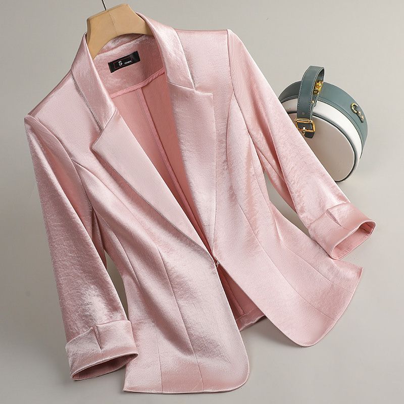 Vivienne | Chic Satin Blazer