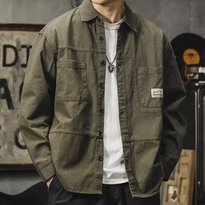Desmond | Rugged Heavy-Duty Button-Up Shirt