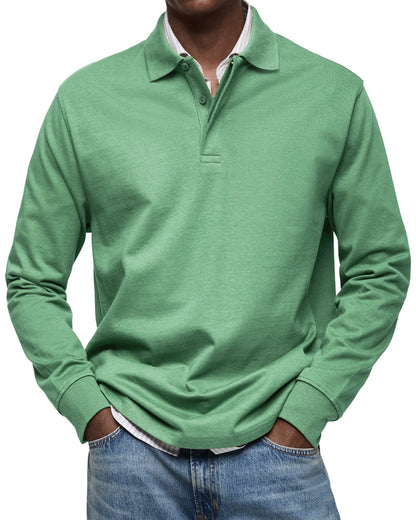 Oscar | Effortless Long Sleeve Polo