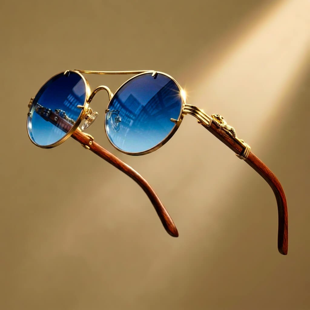 Freya | Vintage-Inspired Wooden Sunglasses