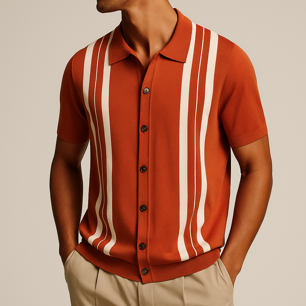 Julian | Classic Striped Polo Shirt