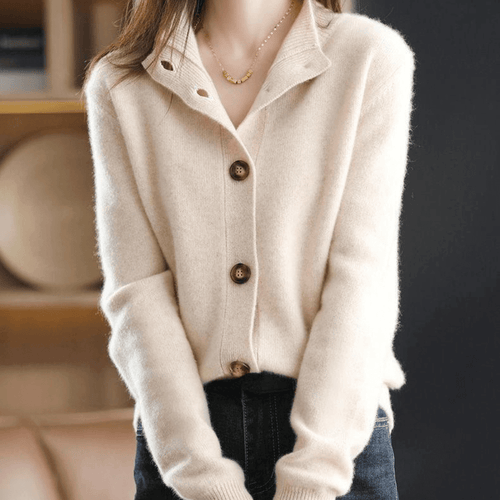Ingrid | Chic Milan Button Cardigan