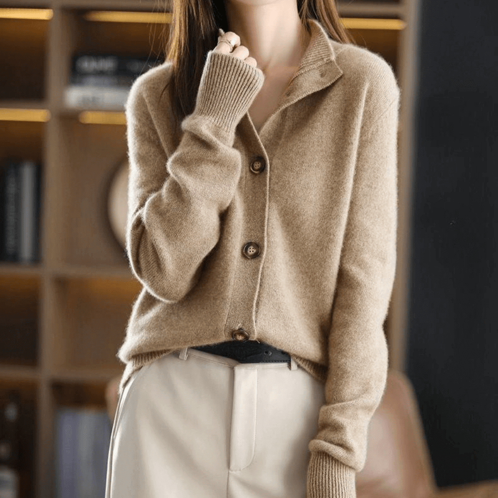 Ingrid | Chic Milan Button Cardigan