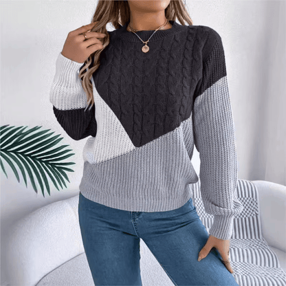 Esme | Color-Block Knit Sweater