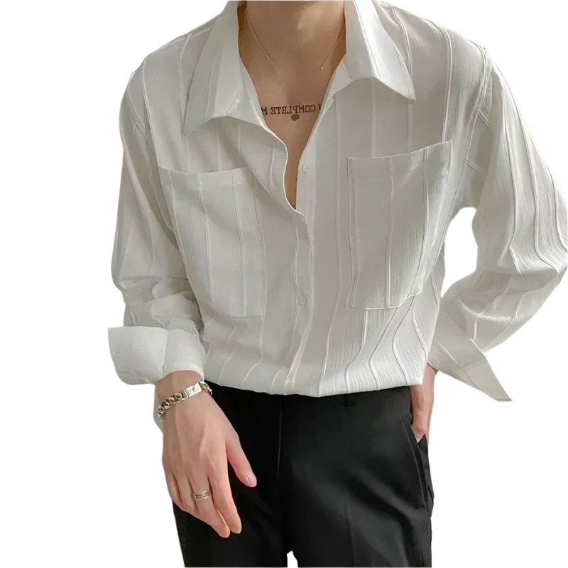 Jasper | Ribbed Knit Shirt