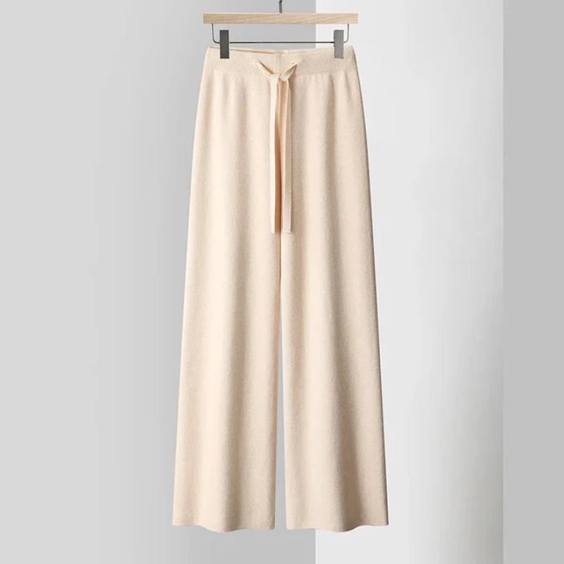 Freya | Luxe Cashmere Wide-Leg Pants
