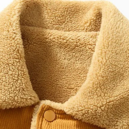 Jacqueline | Luxe Corduroy Sherpa Jacket