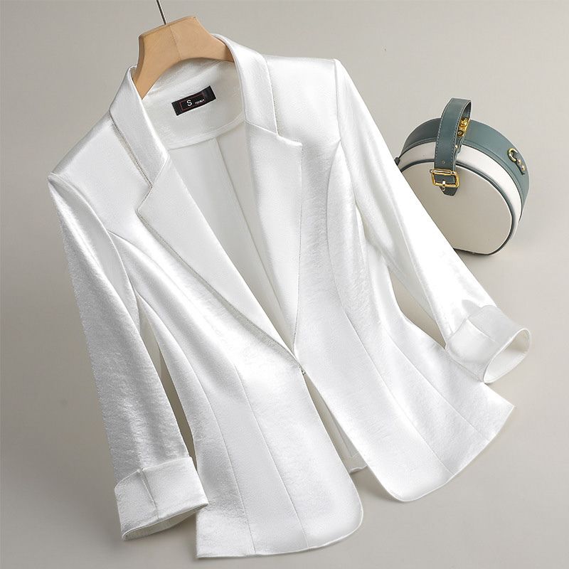 Vivienne | Chic Satin Blazer