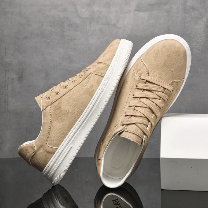 Esme | Chic Faux Leather Sneakers