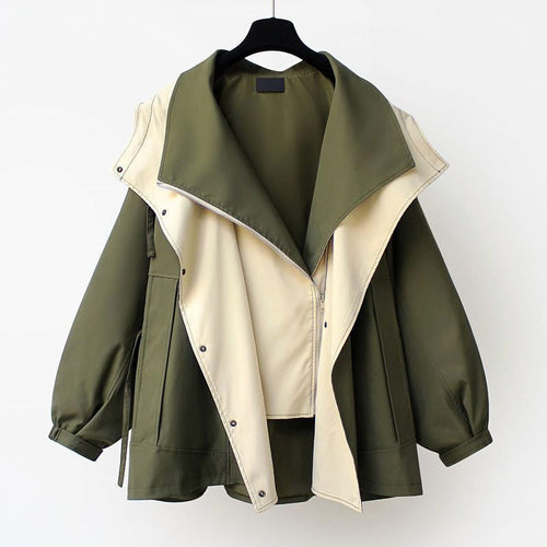 Freya | Asymmetrical Two-Tone Jacket
