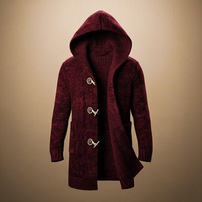Felix | Luxe Wool Knit Hooded Cardigan