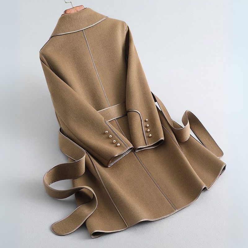 Paloma | Elegant Virgin Wool Trench Coat