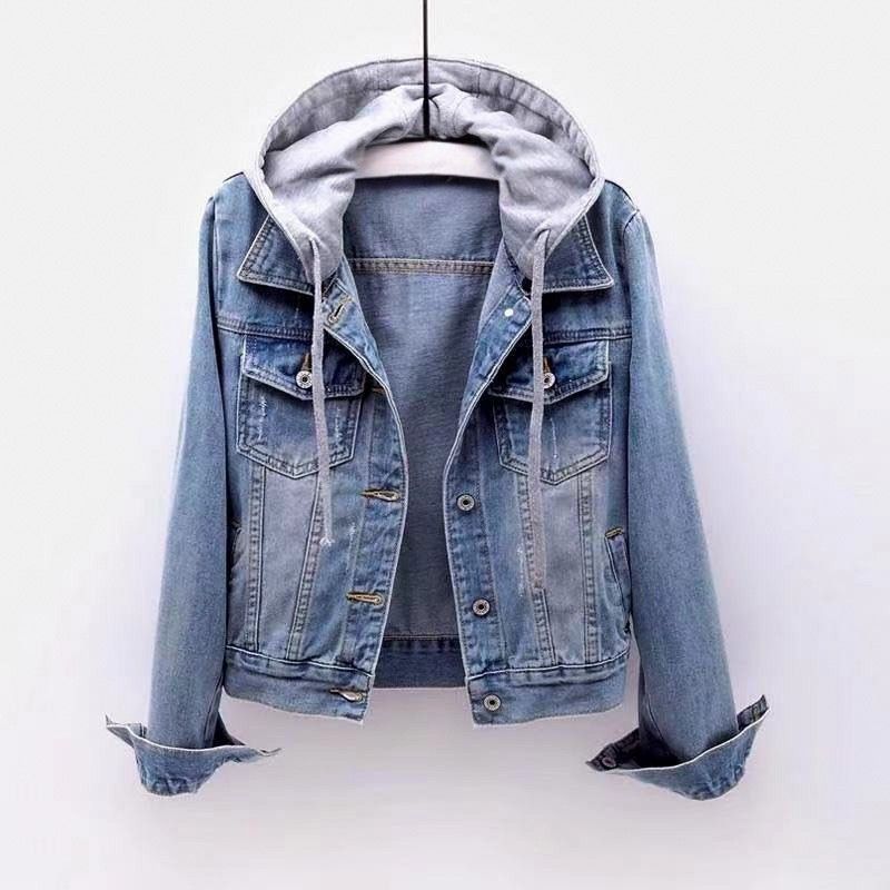 Esme | Elevated Denim Hooded Jacket