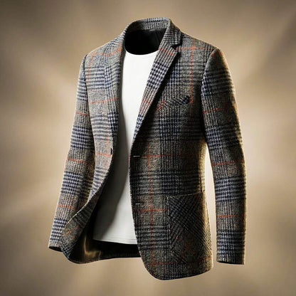 Julian | Houndstooth Wool Blazer