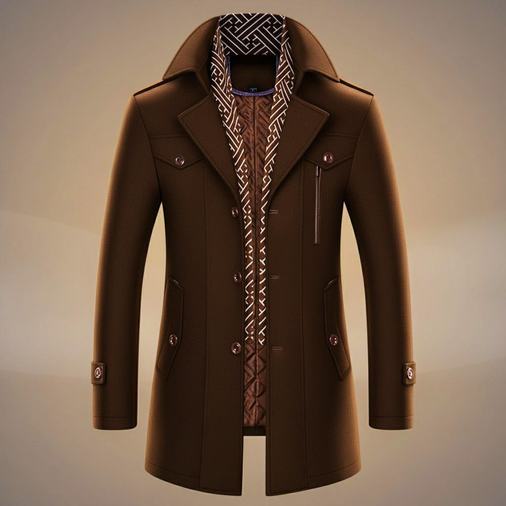 Julian | Timeless Virgin Wool Overcoat