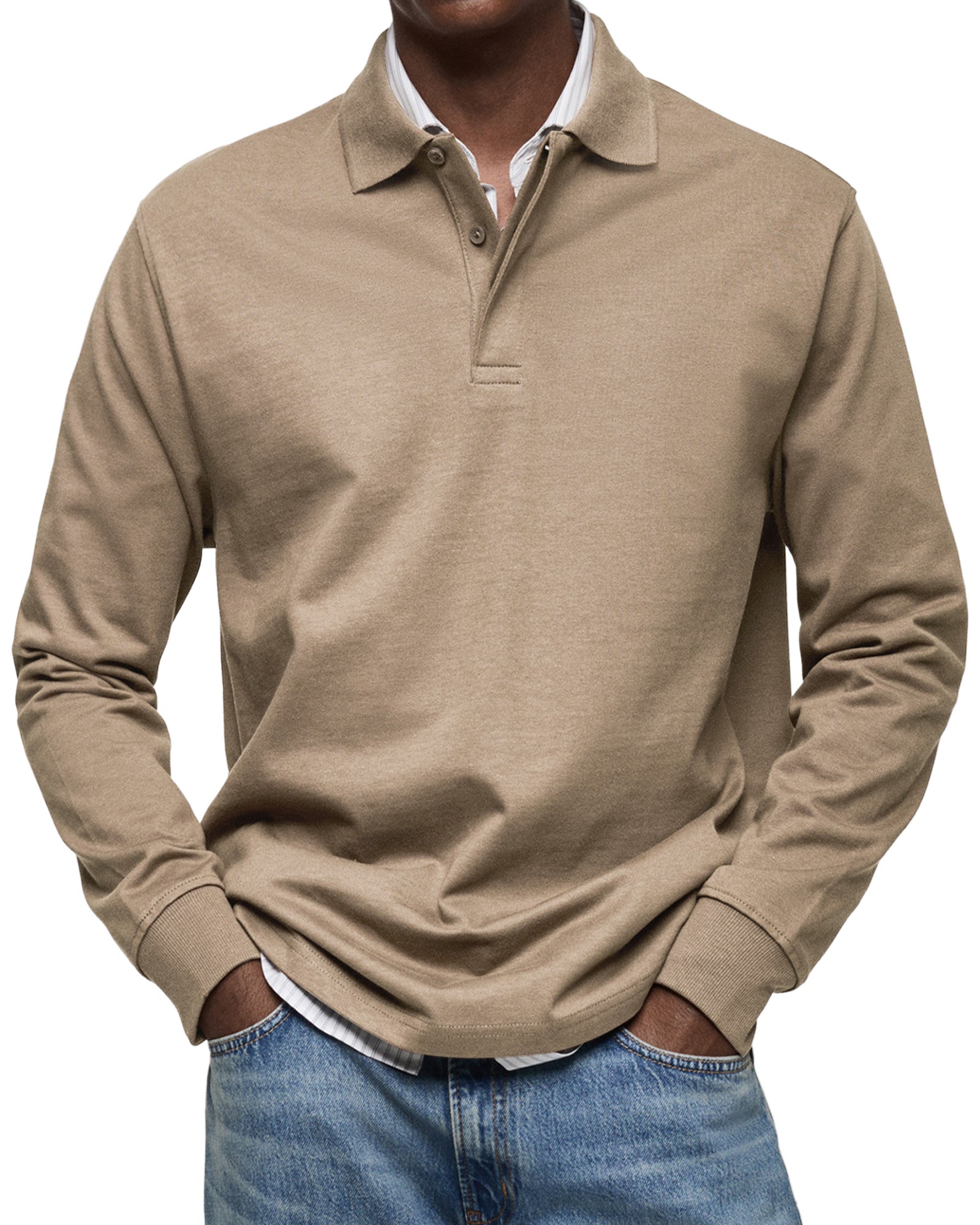 Oscar | Effortless Long Sleeve Polo