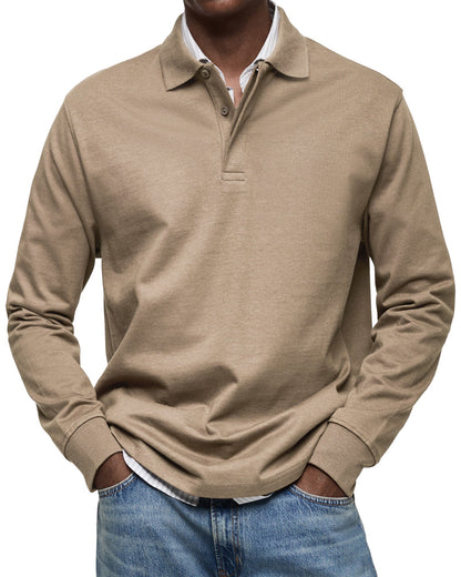 Oscar | Effortless Long Sleeve Polo