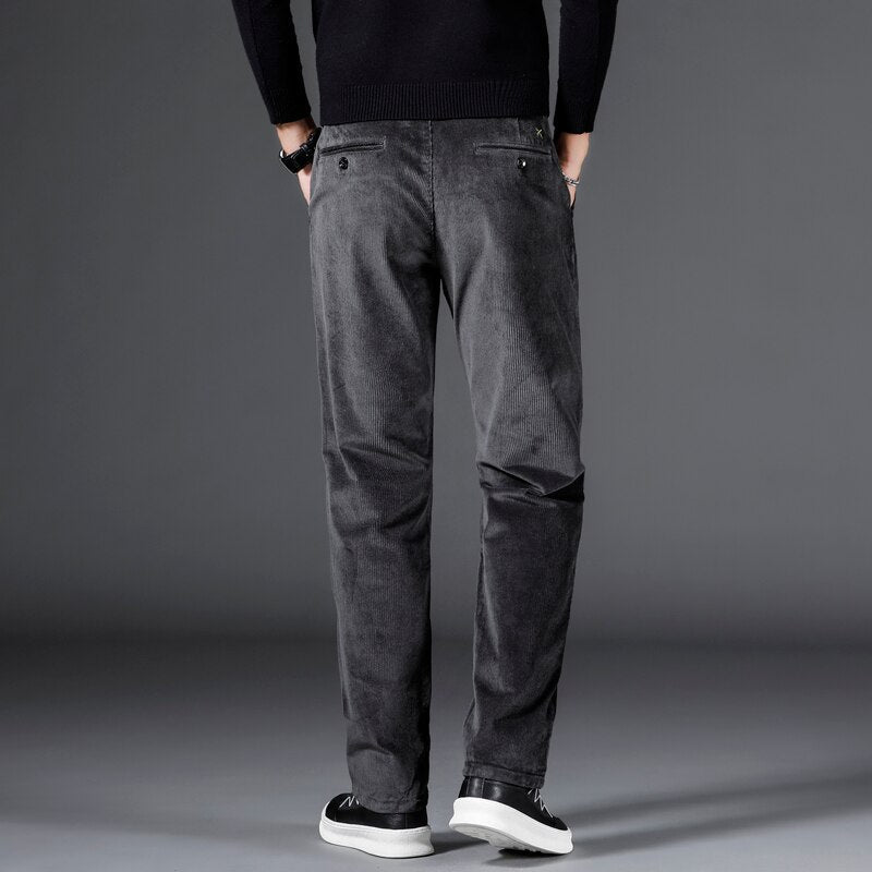 Rowan | Medium Waist Corduroy Trousers
