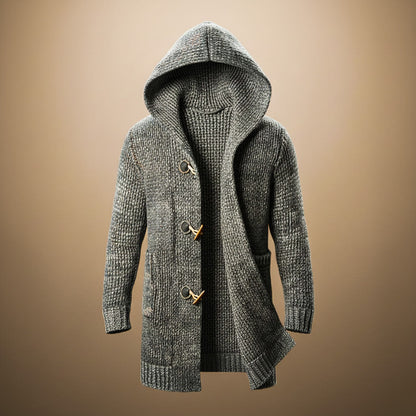 Felix | Luxe Wool Knit Hooded Cardigan