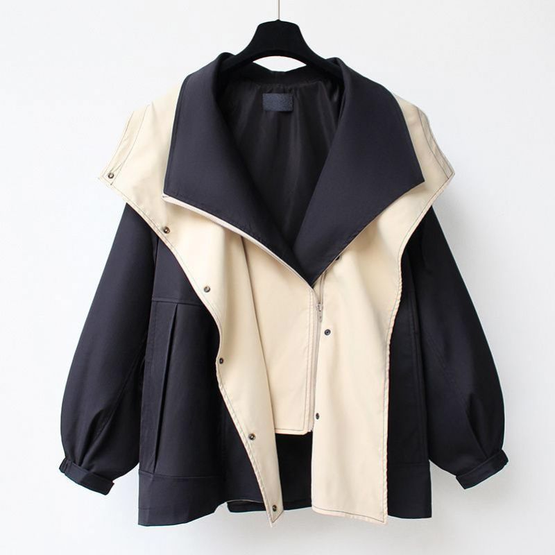 Freya | Asymmetrical Two-Tone Jacket