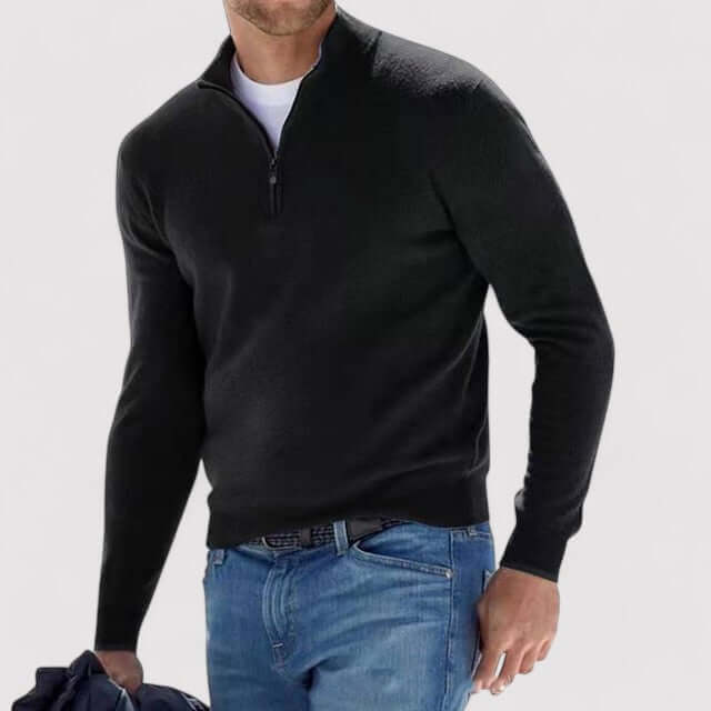 Adrian | Luxe Bellagio Half-Zip Sweater