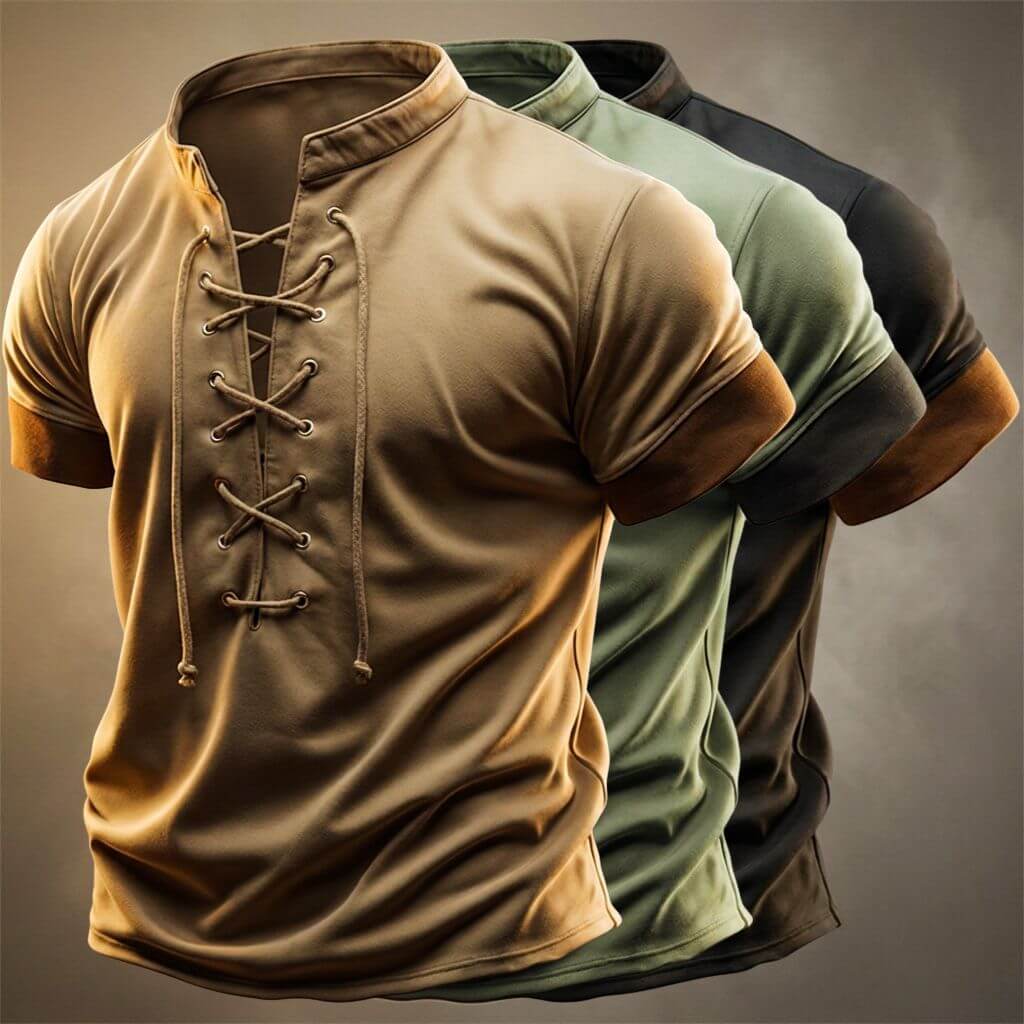 Julian | Prestige Lace-Up Shirt