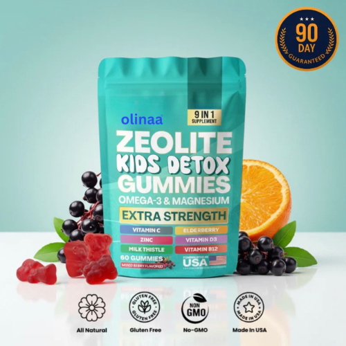 Olinaa® Kids Detox & Multivitamin Gummies (Heavy Metal Detox)