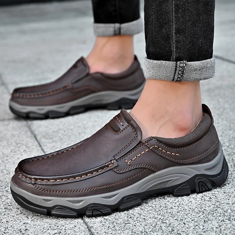 Octavia | Chic Faux Leather Loafers
