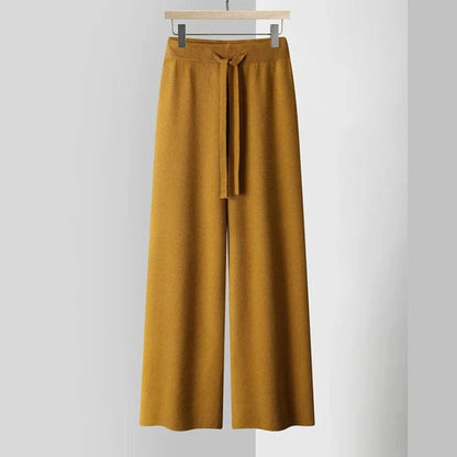 Freya | Luxe Cashmere Wide-Leg Pants