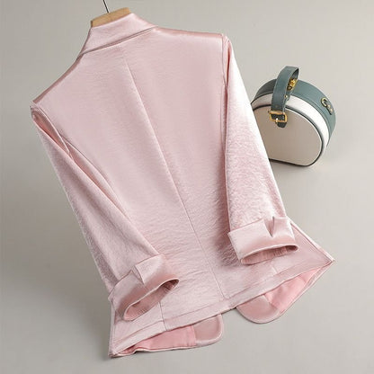 Vivienne | Chic Satin Blazer