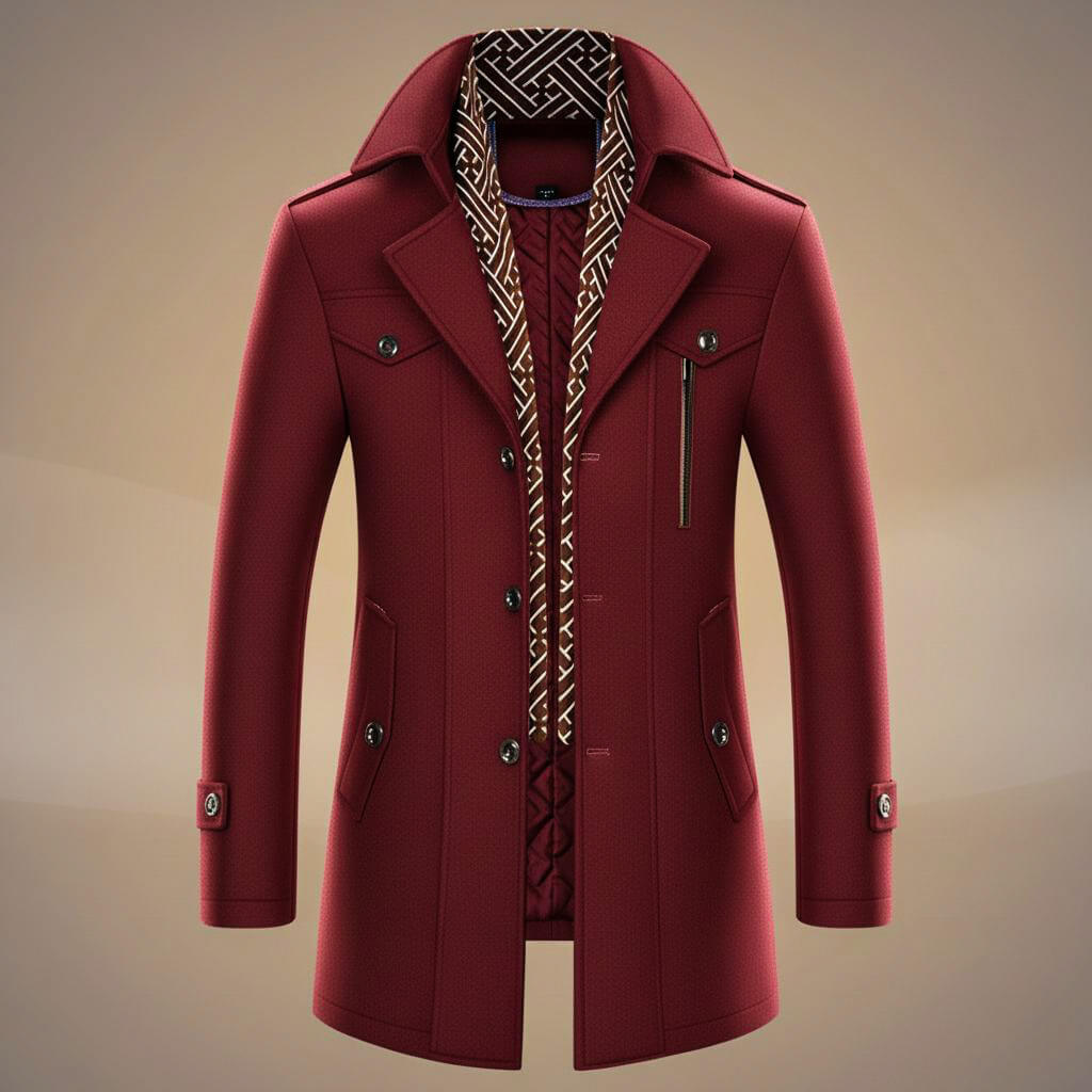 Julian | Timeless Virgin Wool Overcoat