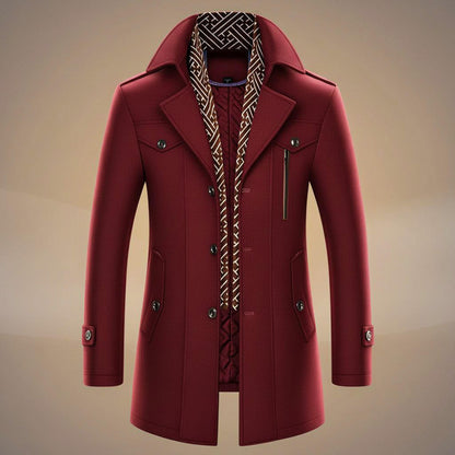 Julian | Timeless Virgin Wool Overcoat
